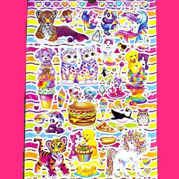 Lisa frank sticker books bundle of six - Picture 2 of 6